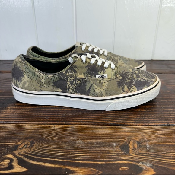 Vans x Star Wars Authentic Boba Fett Camo Sneakers – Men’s Size 11 - Picture 3 of 10